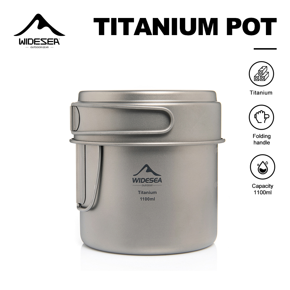 Camping Cooking System - Panela de Camping Ultralight em Titânio