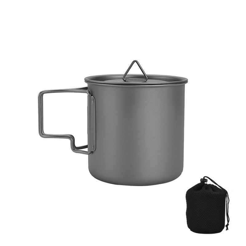 Camping Cooking Backpack - Caneca de Camping em Titânio com