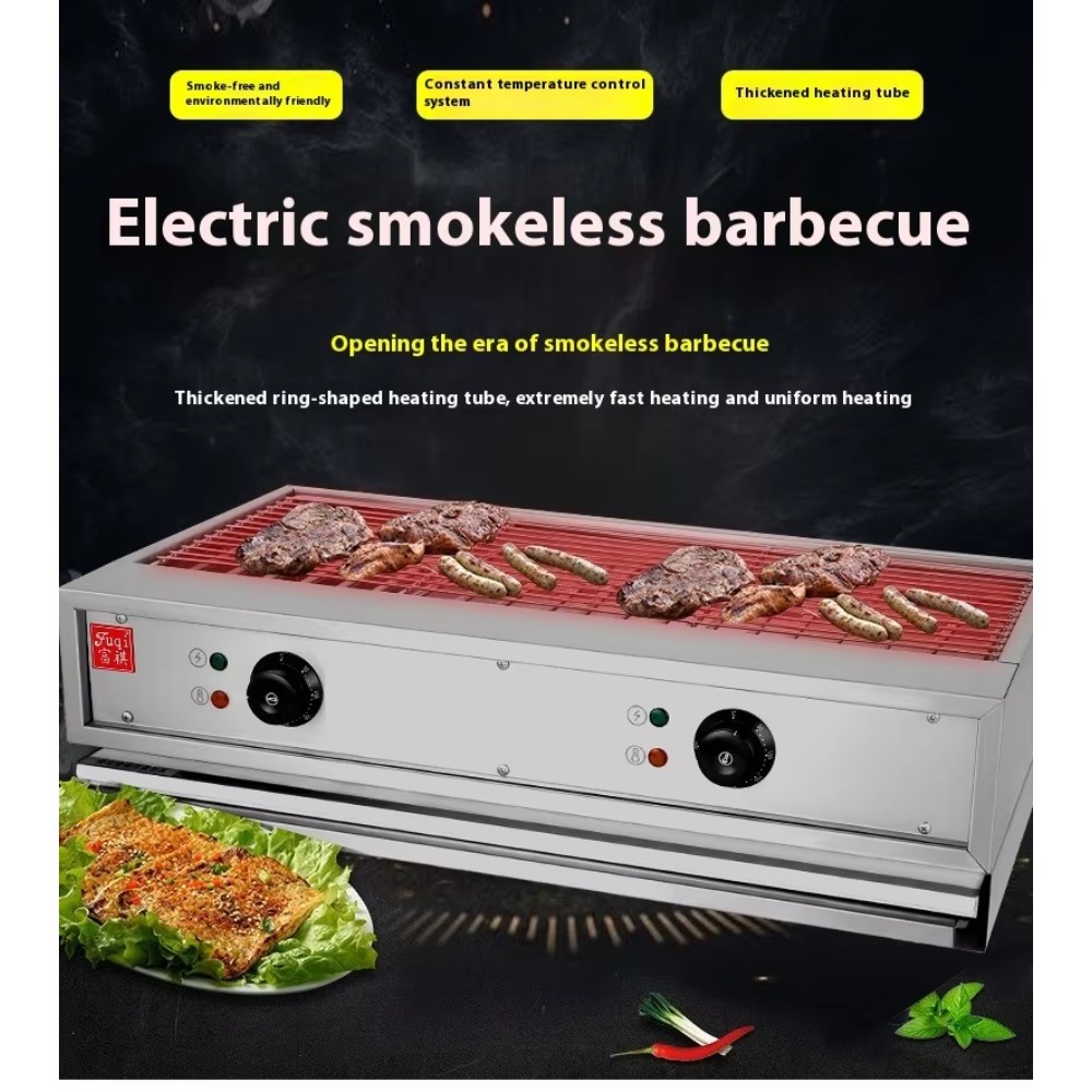 Camping Cooking Electric - Máquina de Lanches em Aço Inoxidável,