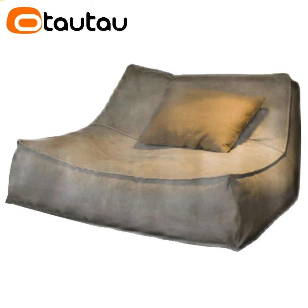 Camping Cooking Cover - OTAUTAU-Grosso impermeável camurça Chaise Lounge Pouf