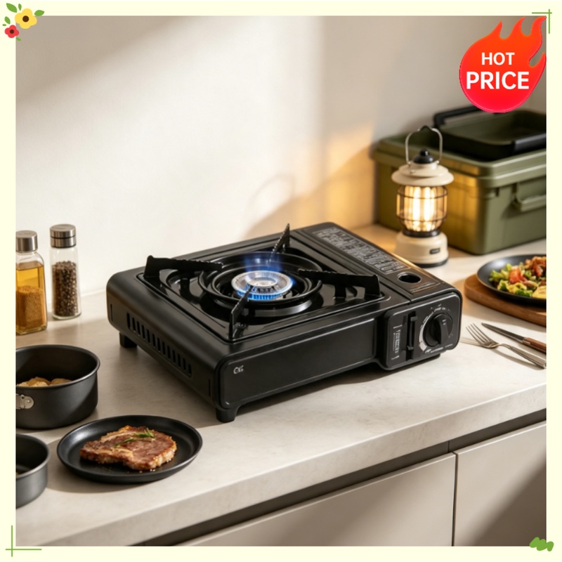 Camping Cooking System - Fogão portátil a gás butano, fogão