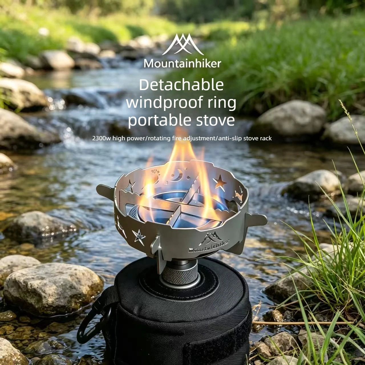 Camping Cooking Butane - Fogareiro de Camping com Anel Desmontável
