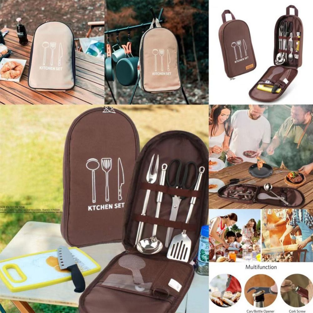 Camping Cooking Utensils Storage - Bolsa de Grande Capacidade para Utensílios