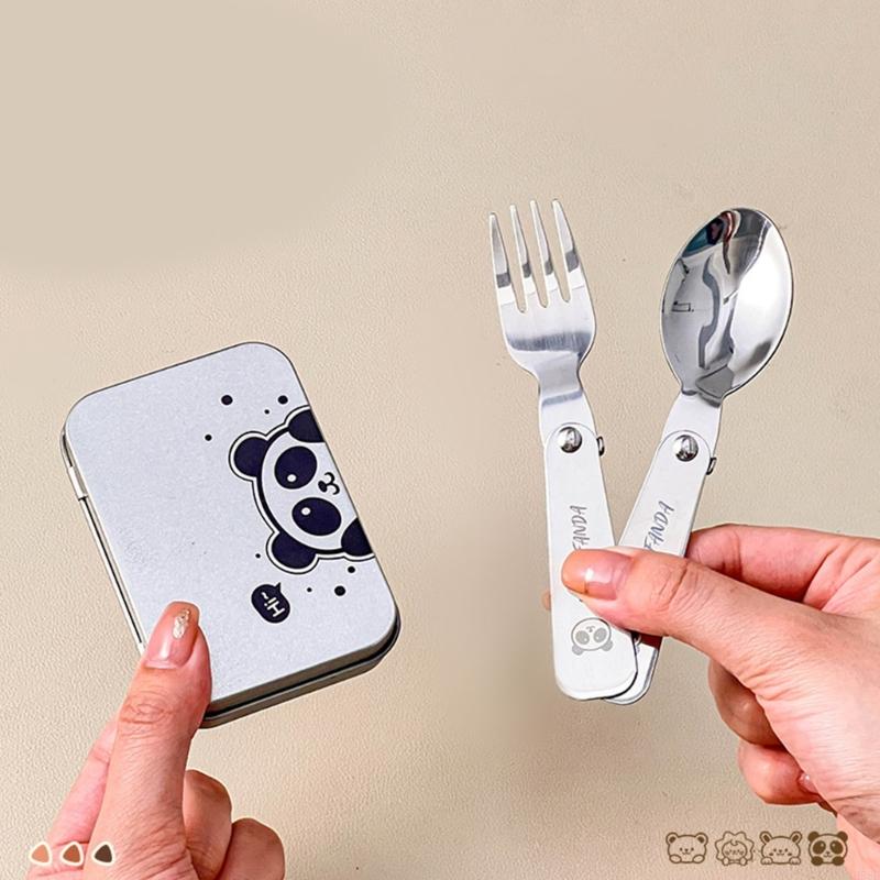 Conjunto talheres dobráveis ​​ - Camping Cooking Utensils Storage avaliação e preço
