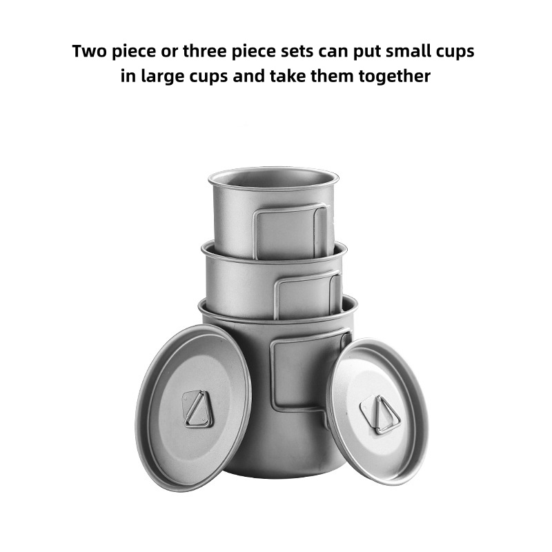 Caneca de Camping em Titânio c - Camping Cooking Backpack avaliação e preço
