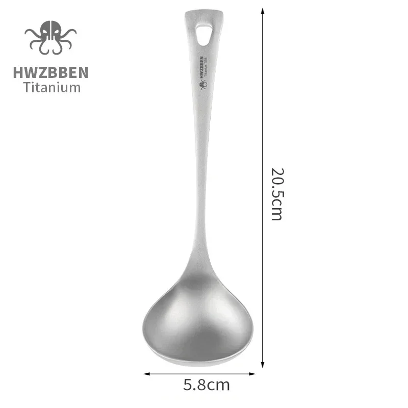 HWZBBEN-Colheres De Sopa De Ti - Camping Cooking System avaliação e preço