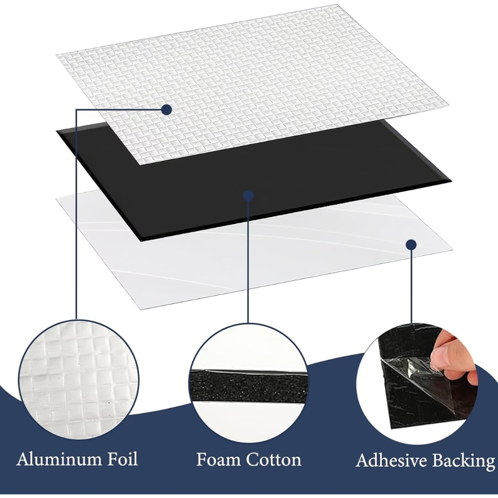 10 Peças de Manta Antirruído p - Aluminum Foil Heavy Duty avaliação e preço
