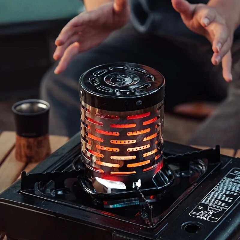 Capa de aquecimento de aço ino - Camping Cooking Butane avaliação e preço
