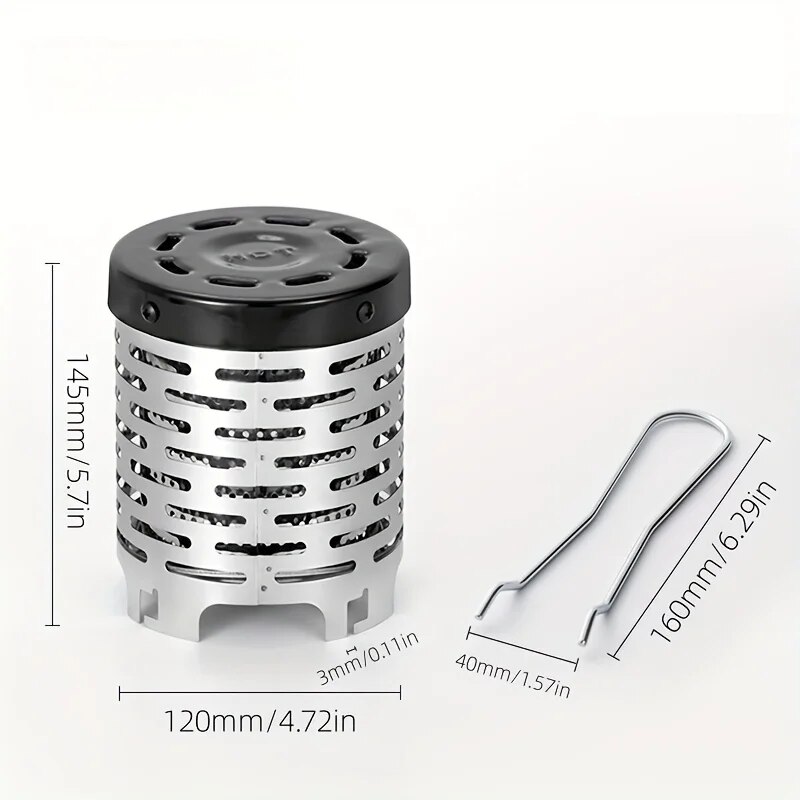 Capa de aquecimento de aço ino - Camping Cooking Butane avaliação e preço