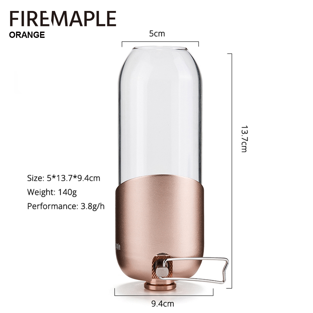 Fire Maple Orange Gás Lantern, - Camping Cooking Backpack avaliação e preço