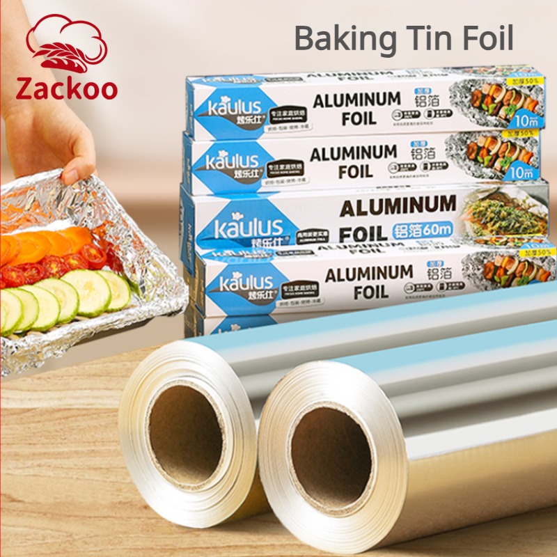 Zackoo 10/20/40m folha de alum - Aluminum Foil Heavy Duty avaliação e preço