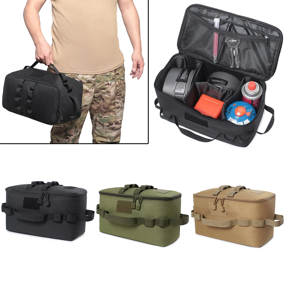 Bolsa tática saco de armazenam - Camping Cooking Utensils Storage avaliação e preço
