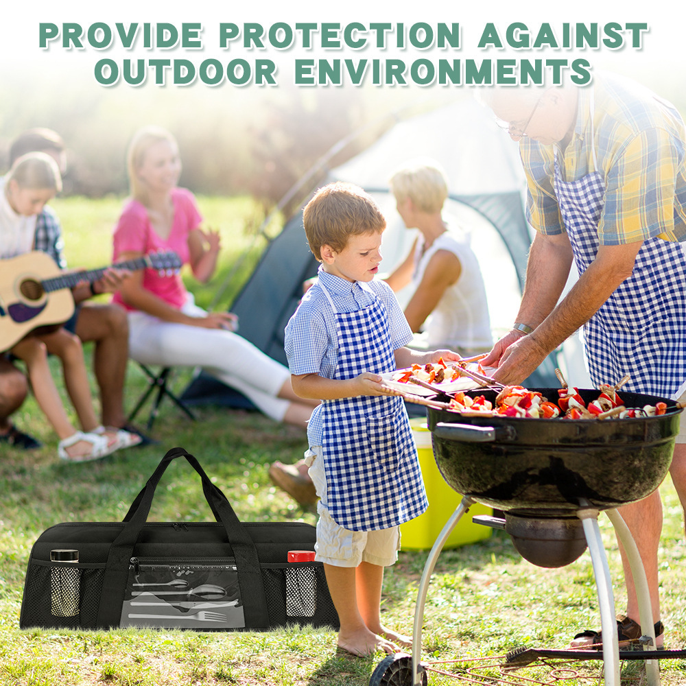 Bolsa de armazenamento durável - Camping Cooking Utensils Storage avaliação e preço