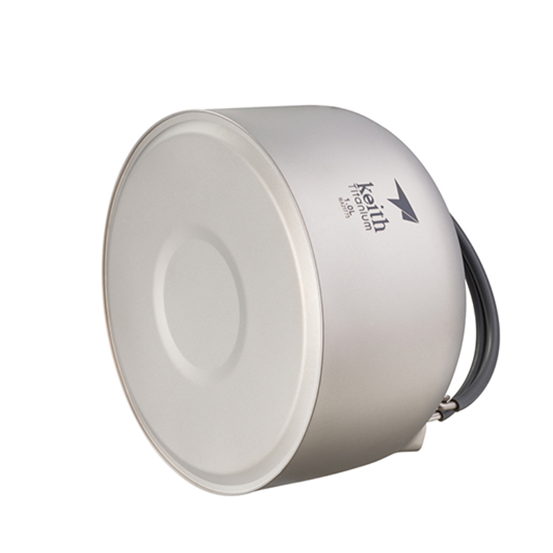 Chaleira de titânio Keith 1L,  - Camping Cooking System avaliação e preço