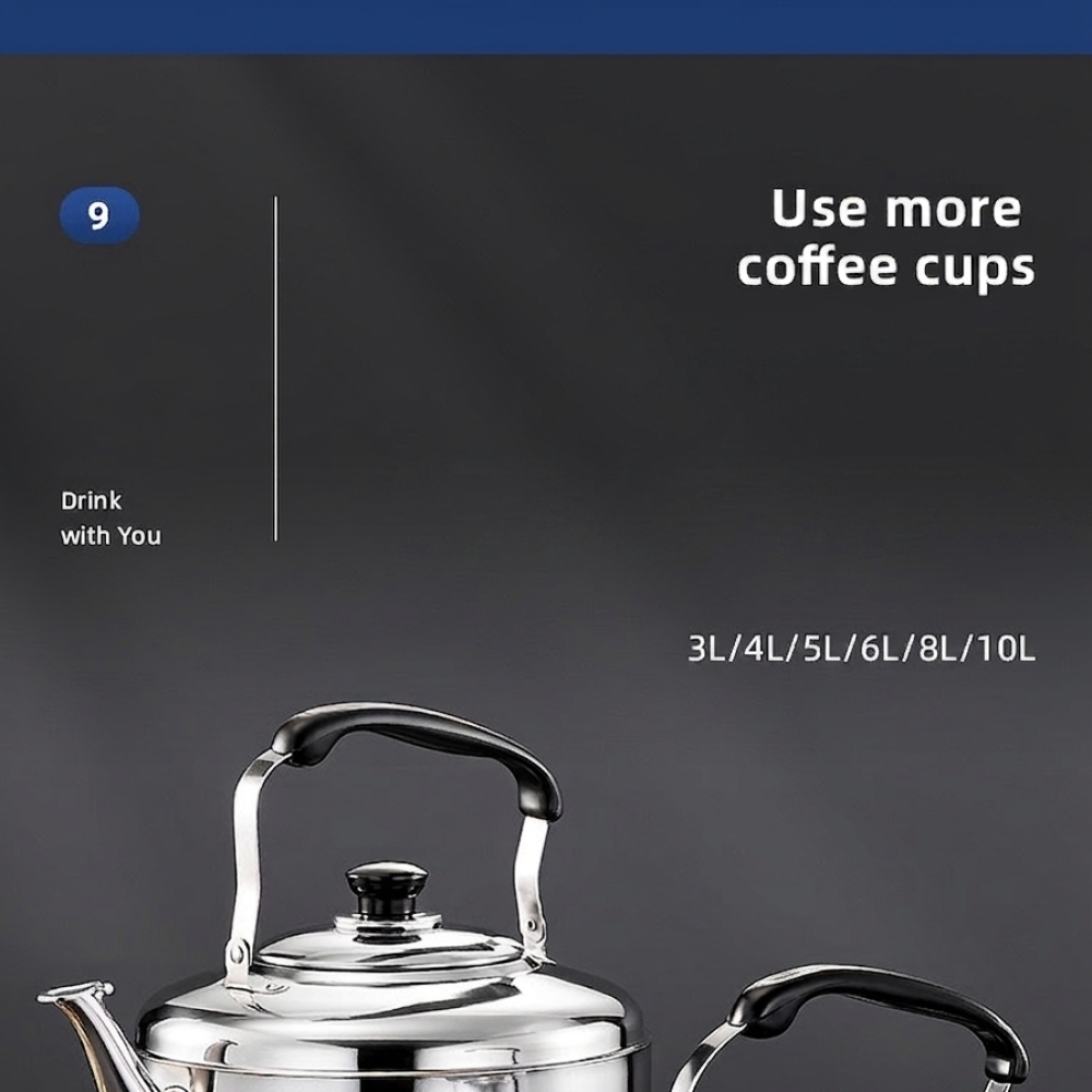 Chaleira com Apito de Grande C - Camping Cooking Vessel avaliação e preço