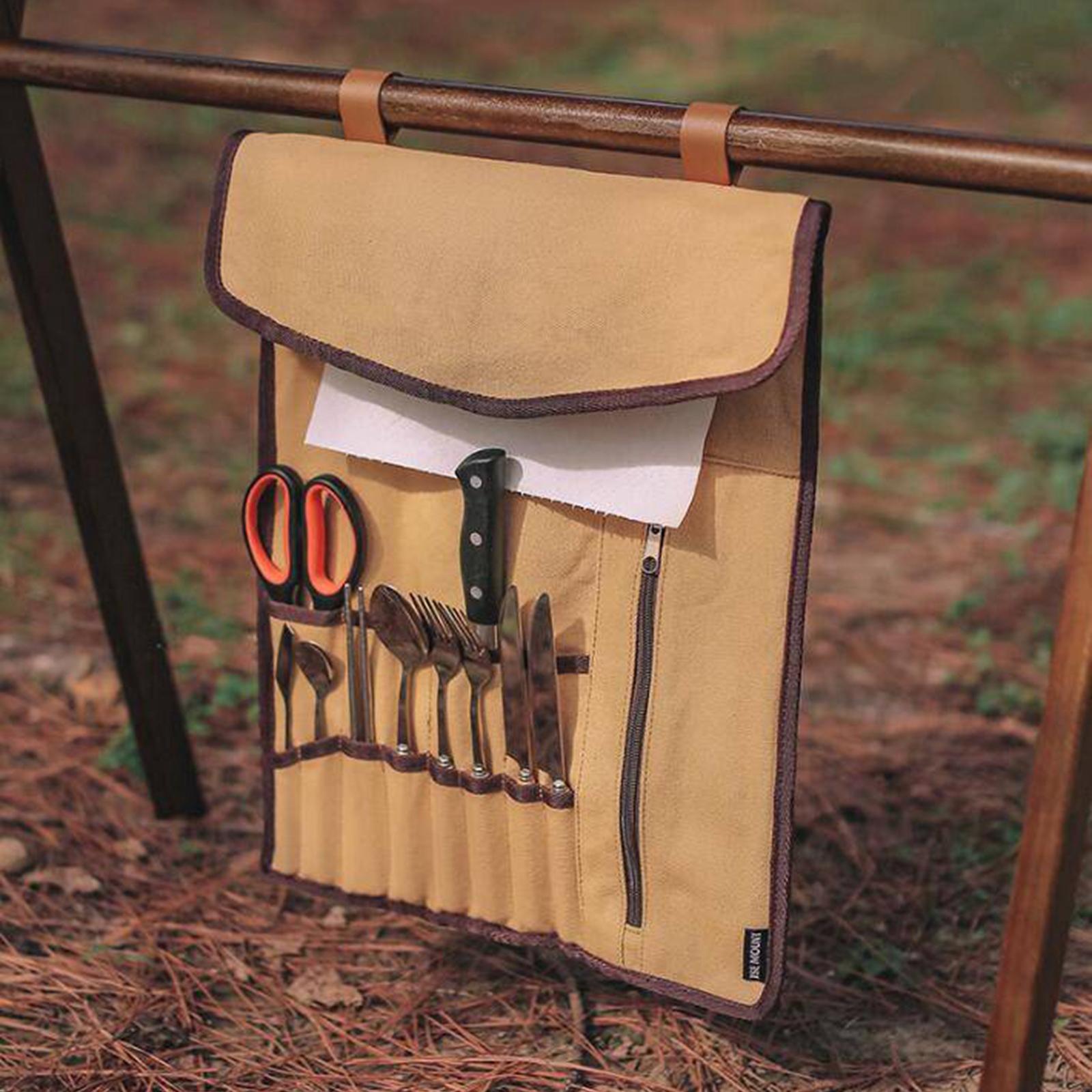 Utensílio de acampamento portá - Camping Cooking Utensils Storage avaliação e preço