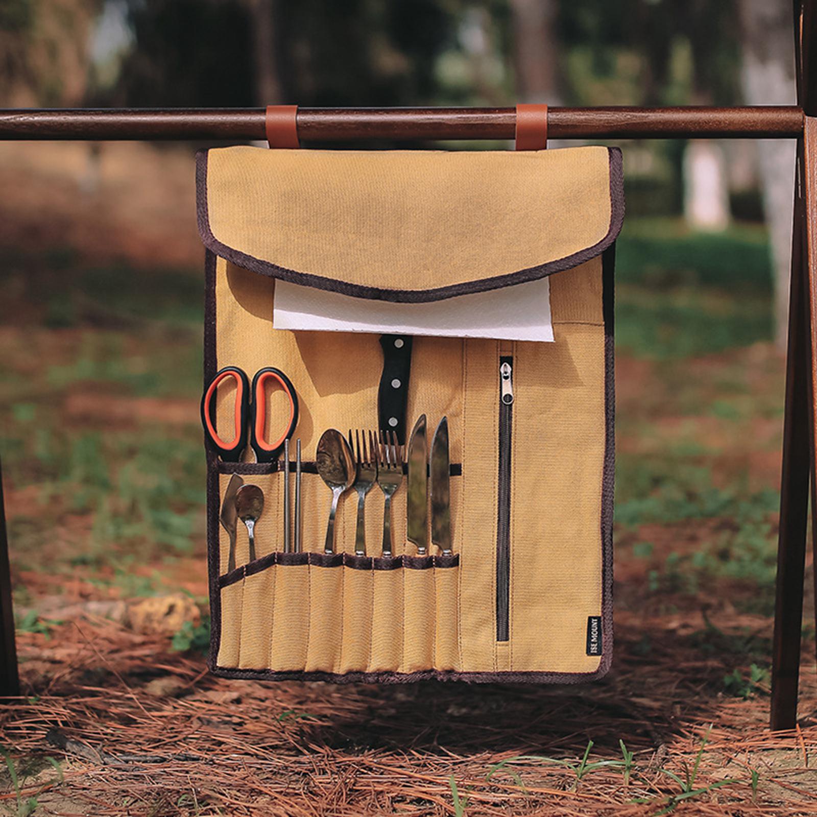 Utensílio de acampamento portá - Camping Cooking Utensils Storage avaliação e preço