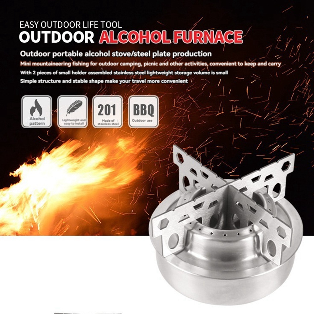 Portátil mini fogão a álcool c - Camping Cooking Backpack avaliação e preço