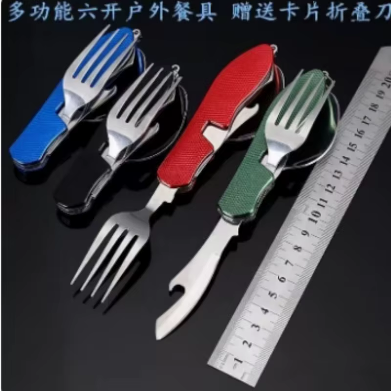 Conjunto de Talheres Dobráveis - Camping Cooking Survival avaliação e preço