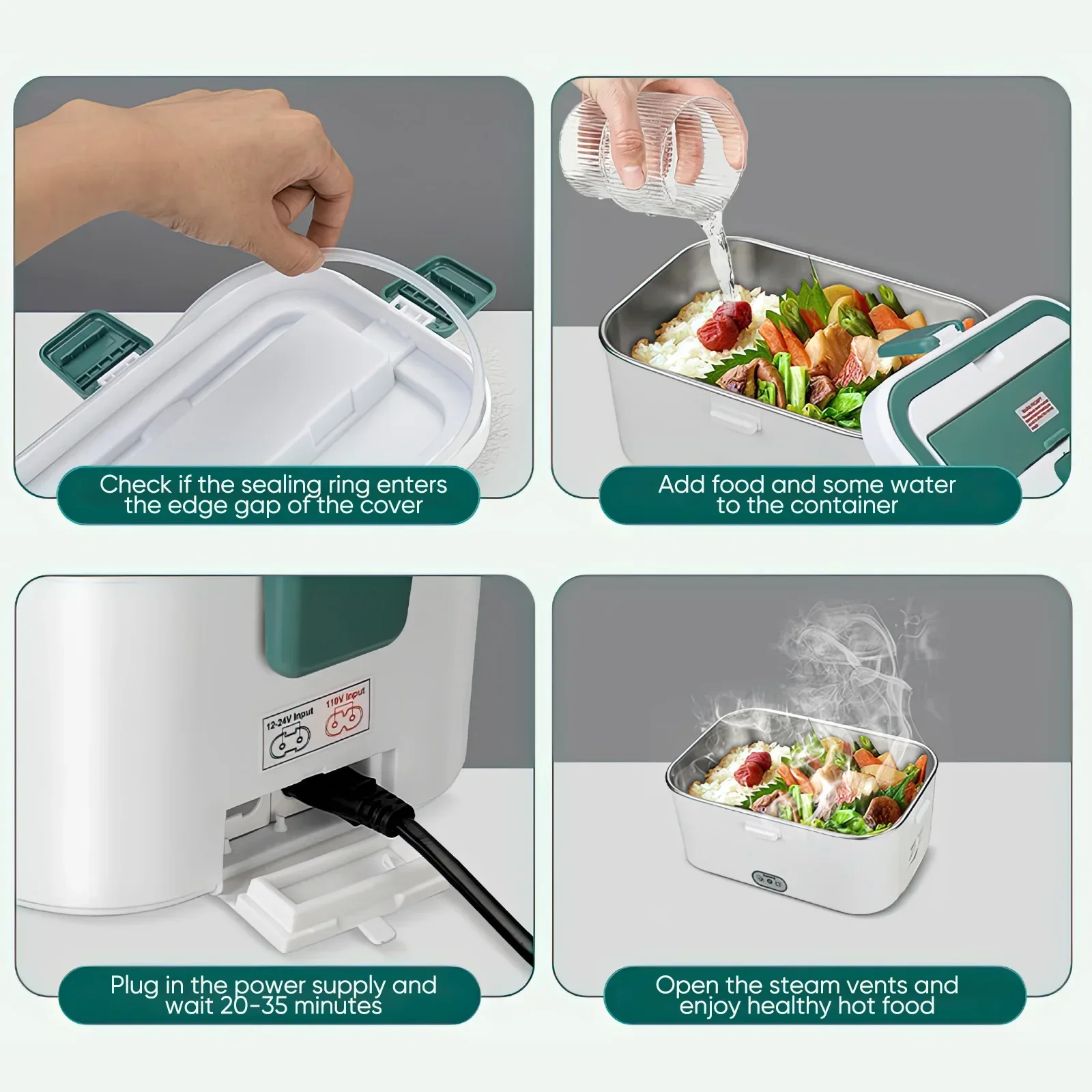 Lancheira elétrica aquecedor d - Camping Cooking Electric avaliação e preço
