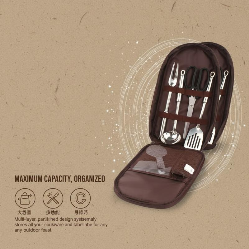 Bolsa de armazenamento para ac - Camping Cooking Utensils Storage avaliação e preço