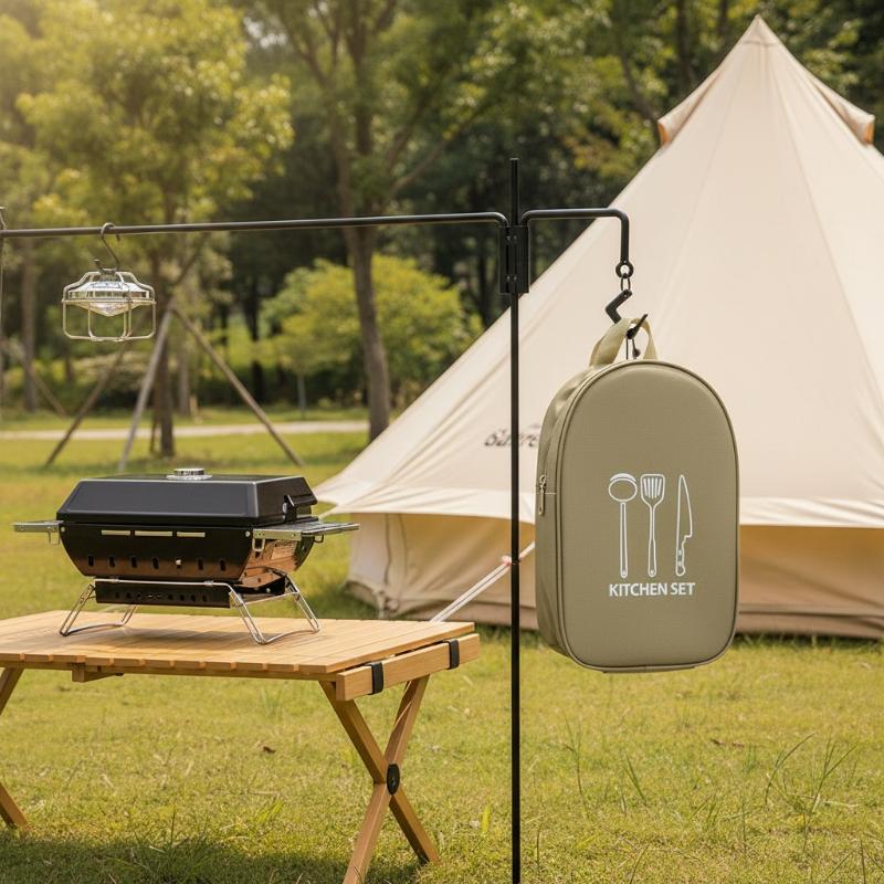 Bolsa de armazenamento para ac - Camping Cooking Utensils Storage avaliação e preço