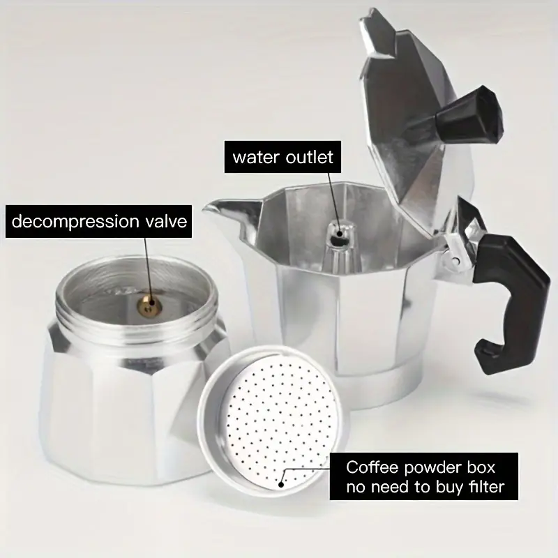 Cafeteira Moka Clássica de Alu - Camping Cooking Utensils avaliação e preço
