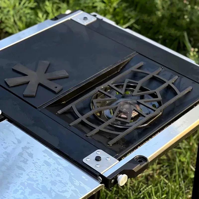 Quadro de fogão de acampamento - Camping Cooking Cover avaliação e preço