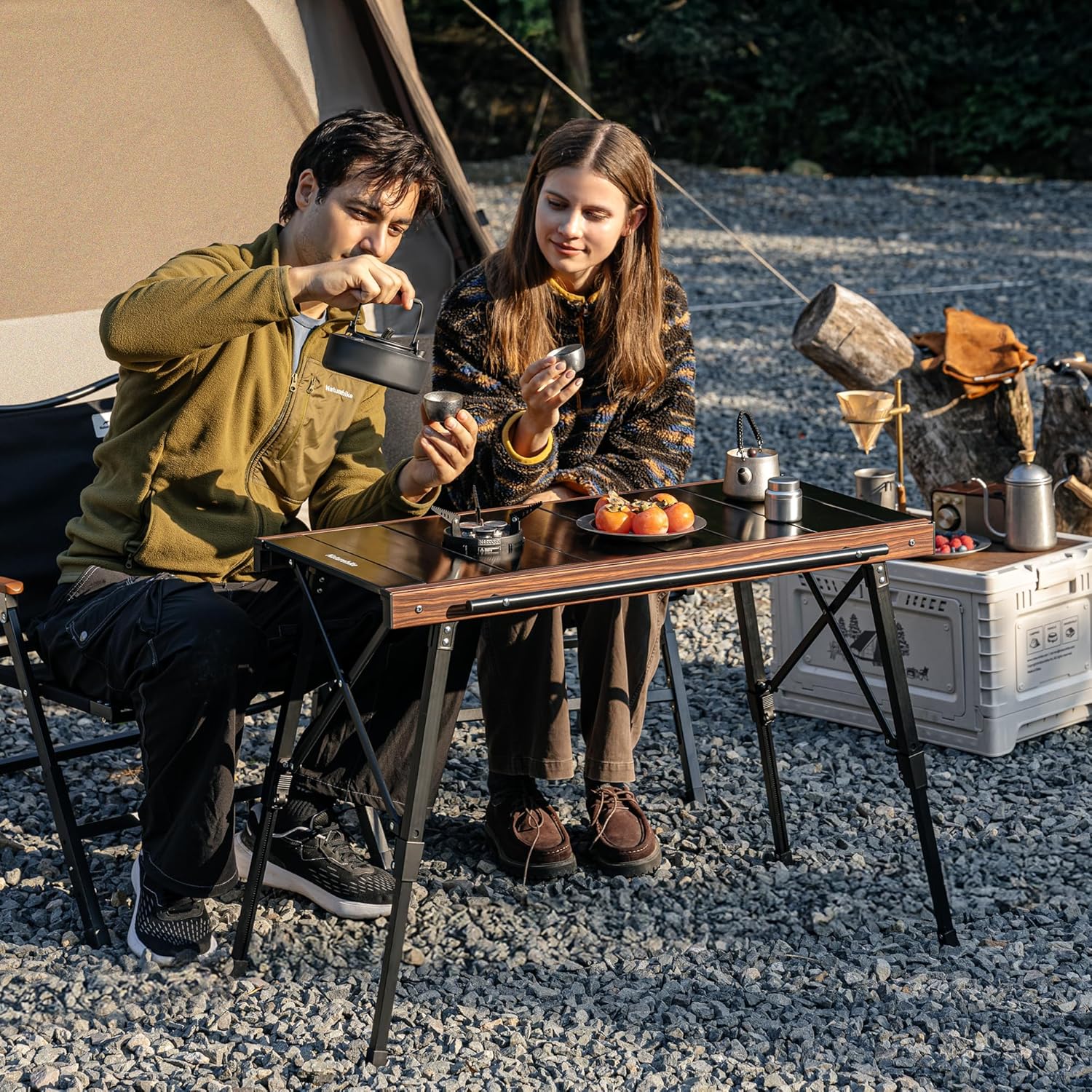 Mesa de Camping com Altura Aju - Camping Cooking System avaliação e preço