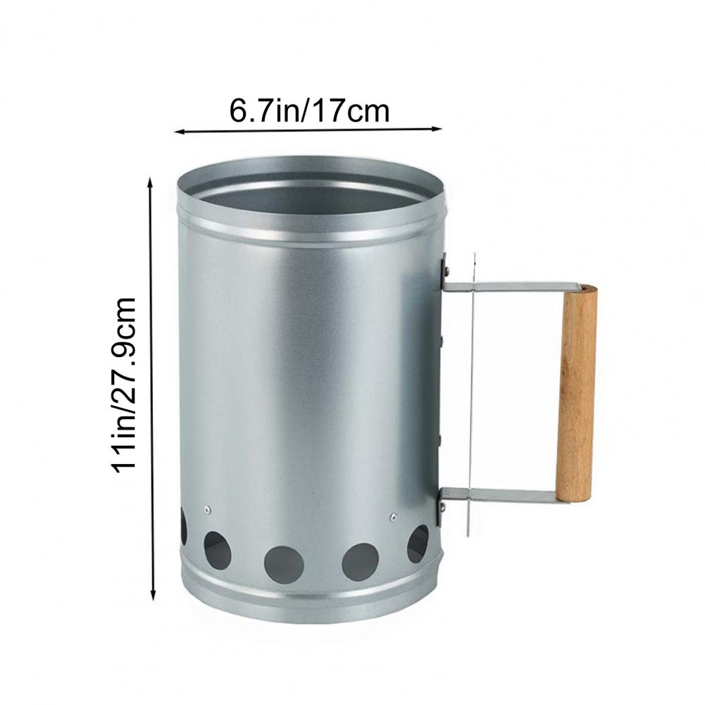 Acendedor de Carvão para Churr - Charcoal Chimney Starter avaliação e preço