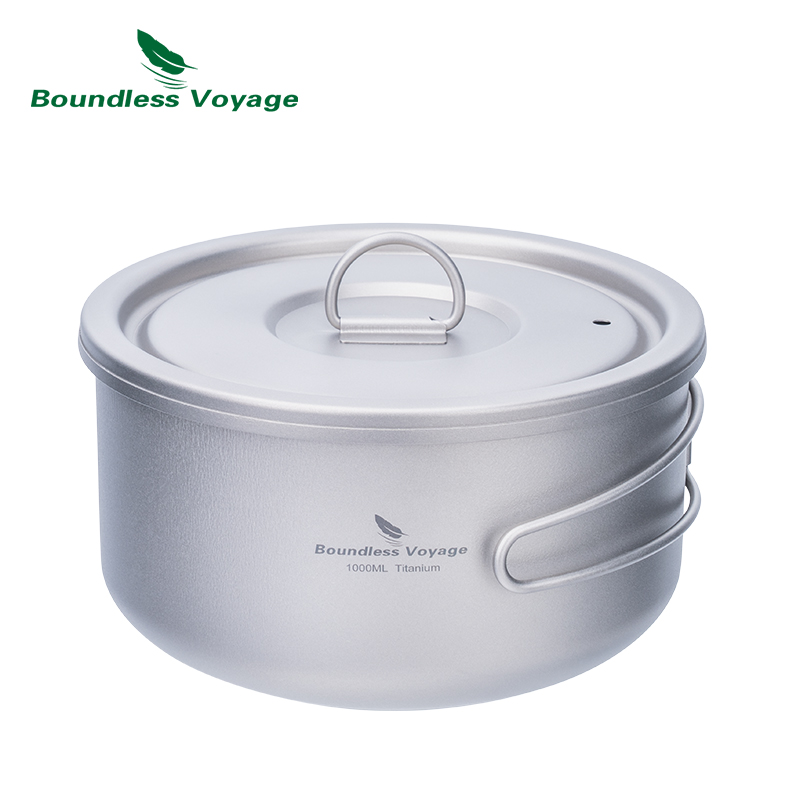 Pote de acampamento de titânio - Camping Cooking Container avaliação e preço
