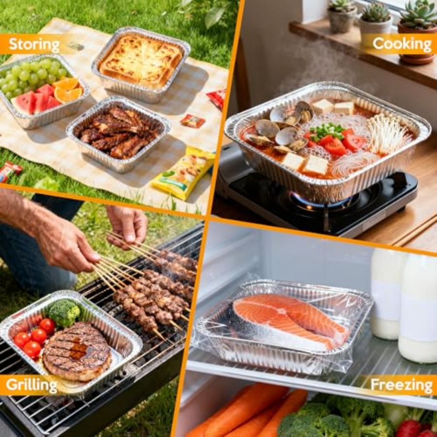Assadeiras Descartáveis de Alu - Aluminum Foil Heavy Duty avaliação e preço
