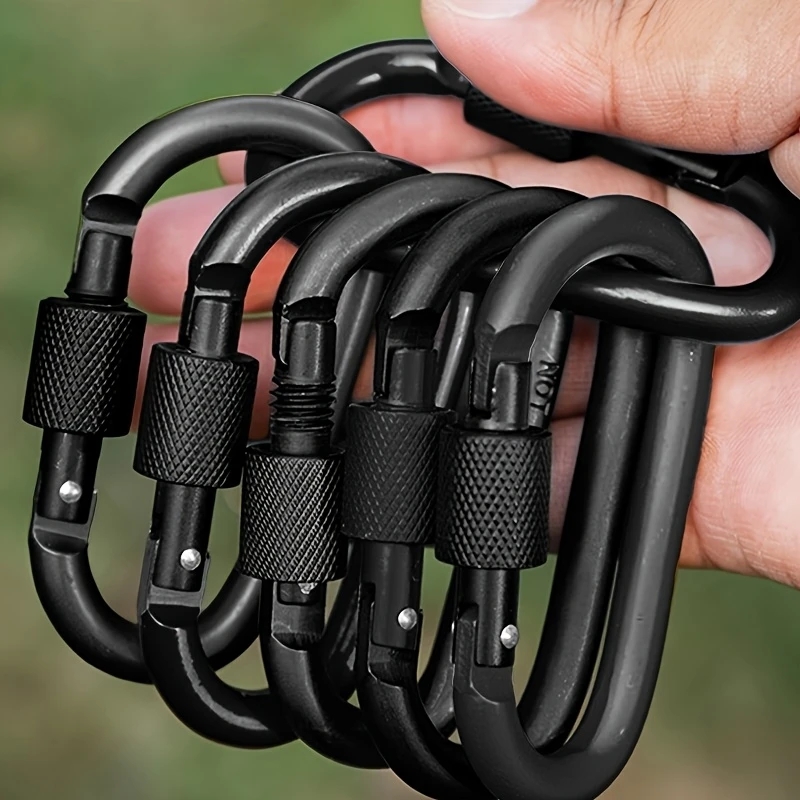 4 pçs liga de alumínio d-ring  - Camping Cooking Container avaliação e preço