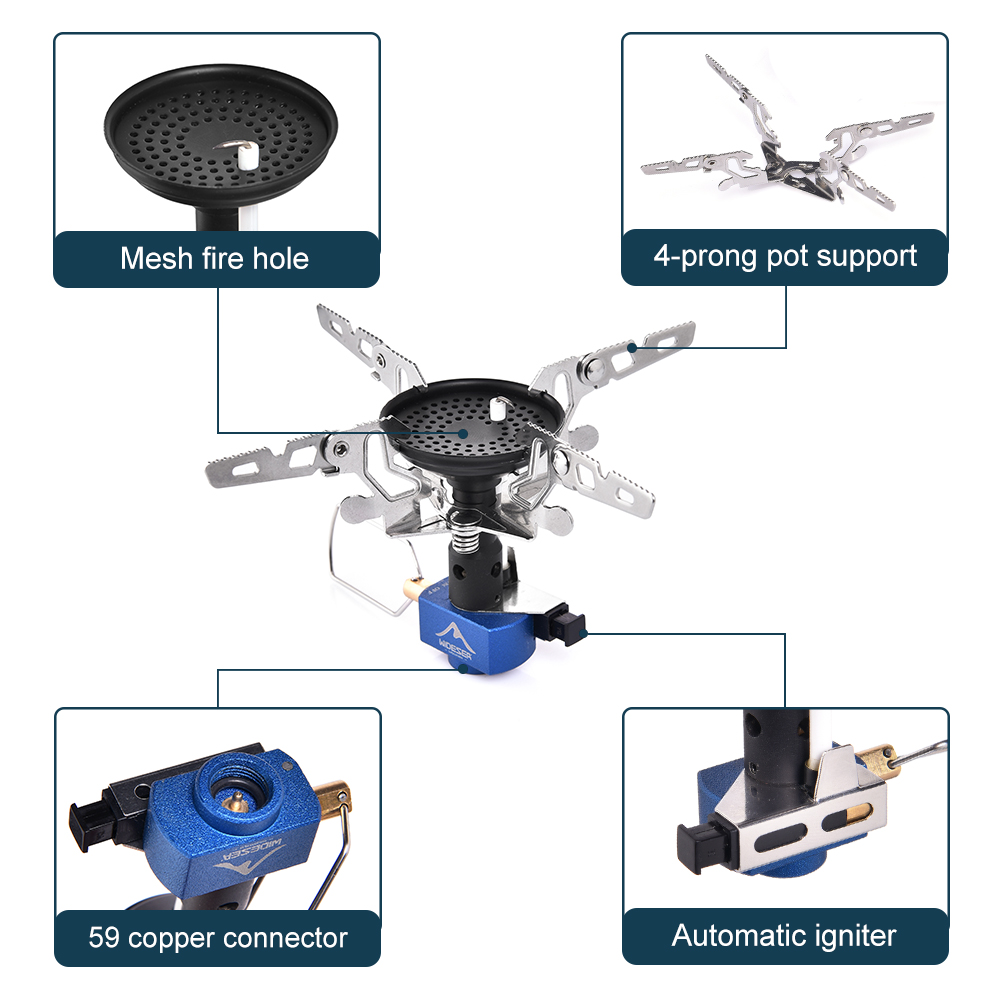Fogão a Gás para Camping ao Ar - Camping Cooking System avaliação e preço
