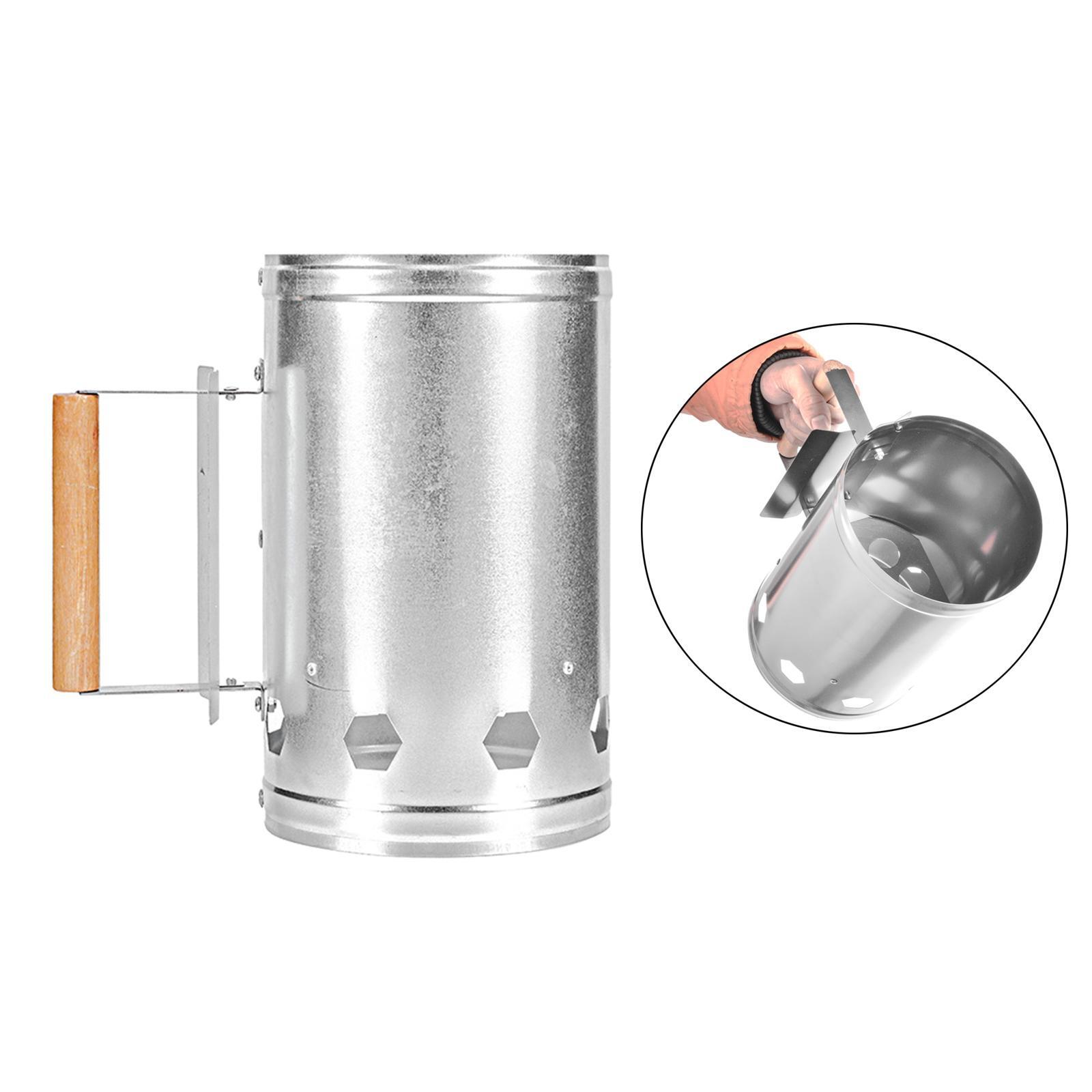 Chimenea para churrasco, grelh - Charcoal Chimney Starter avaliação e preço