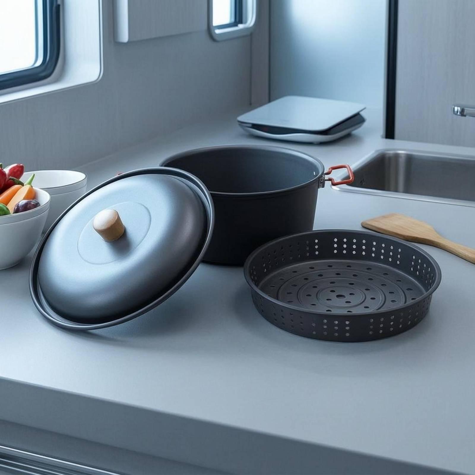 Panela de Cozinha Portátil em  - Camping Cooking Vessel avaliação e preço