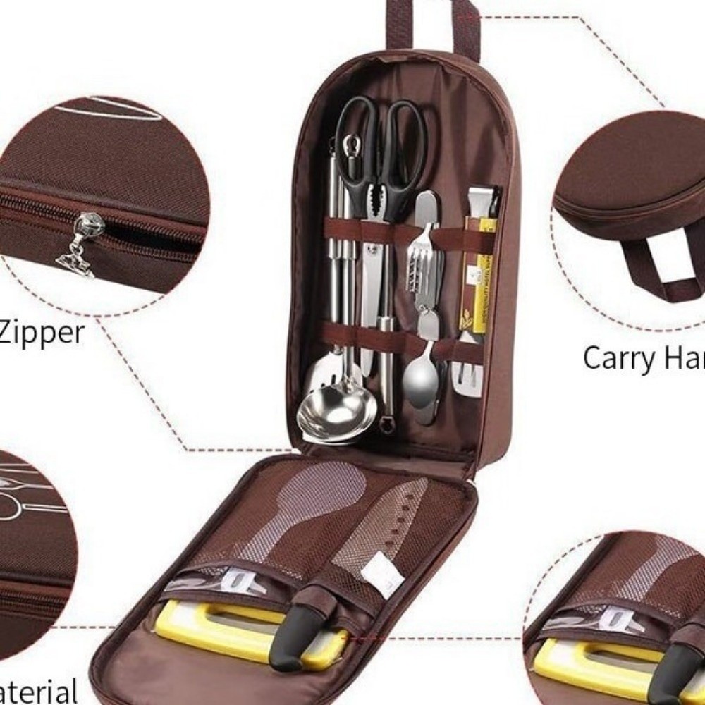 Bolsa de Grande Capacidade par - Camping Cooking Utensils Storage avaliação e preço