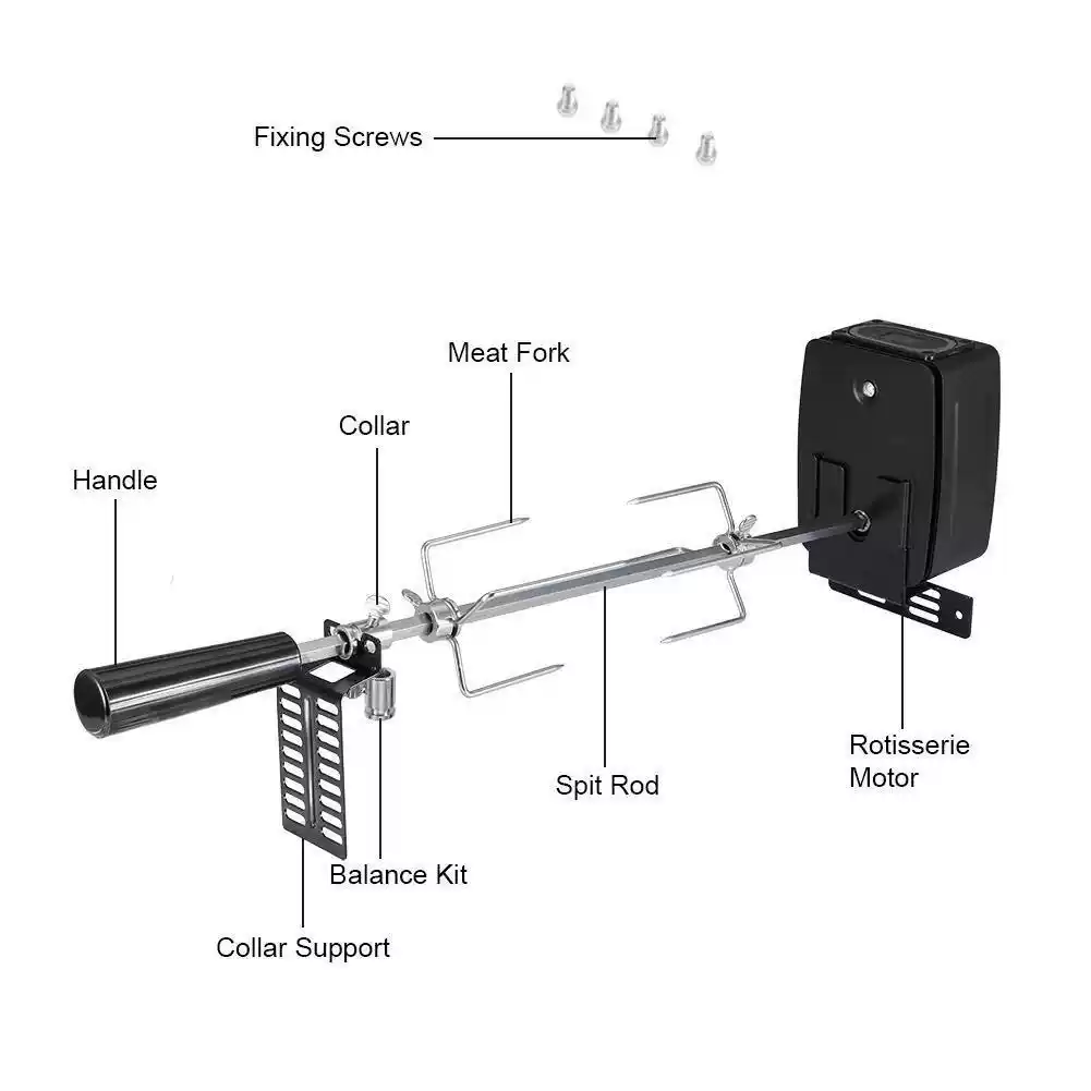 Kit de rotisserie elétrico aut - Camping Cooking Electric avaliação e preço